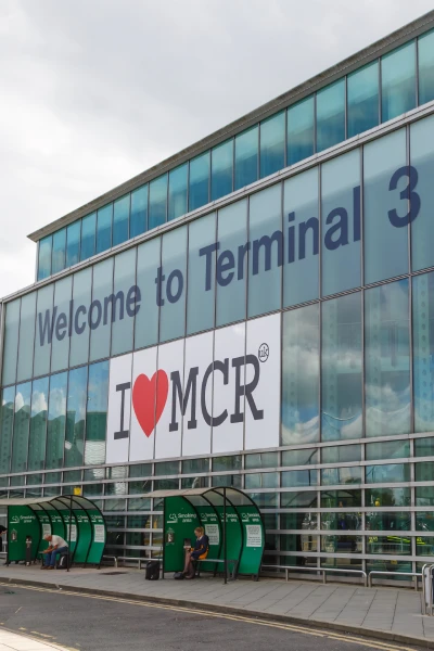 Terminal 3 of Manchester airport