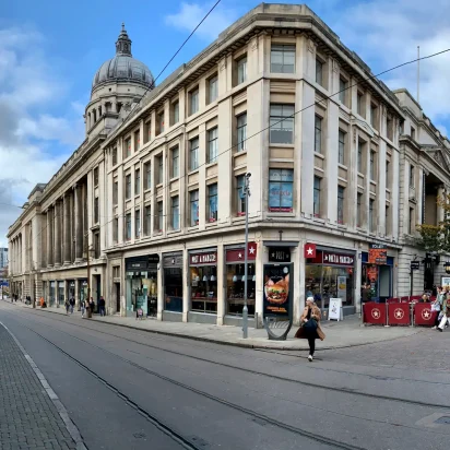 nottingham city street nottingham city street