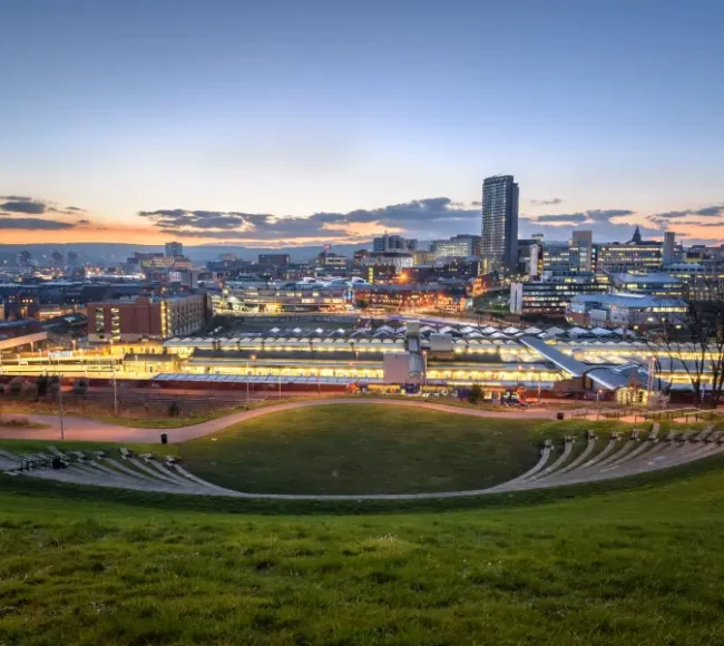 sheffield city night view