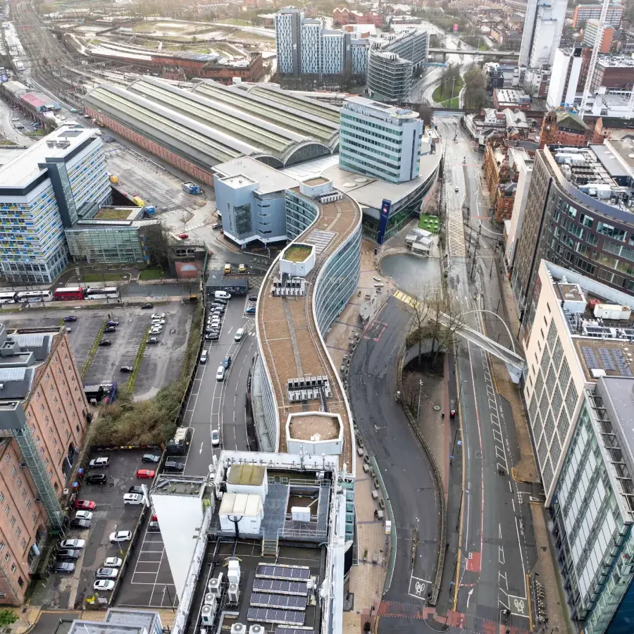 stockport aerial view stockport aerial view